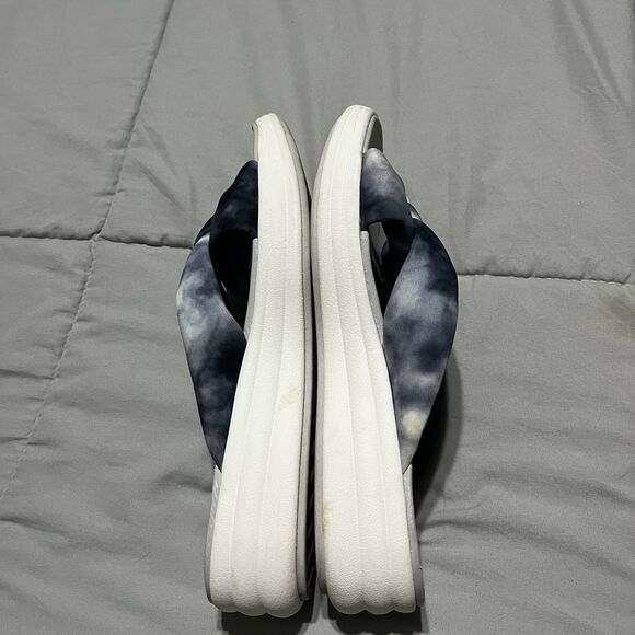 Clarks Cloudsteppers Knotted Slide Sandals Drift Ave BlueTye-Dye Womens Size 9M - Picture 7 of 9